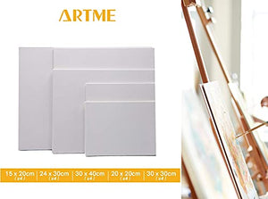 Canvas Panels (20pack) 5 sizes - art materials