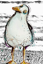 Load image into Gallery viewer, Atlantic Puffin   - Print of original Alcohol Ink Painting
