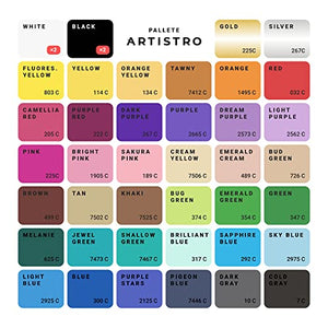 Artistro Acrylic Paint Pens For Fabric, Glass, Fine Tip, 30 colored paint  markers