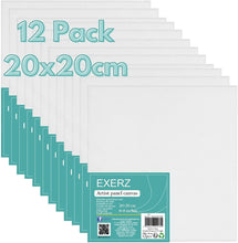 Load image into Gallery viewer, Canvas Panels (12pack) - 20cm 3mm - art materials
