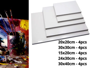 Canvas Panels (20pack) 5 sizes - art materials