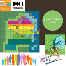 Load image into Gallery viewer, Fingal United - light green canvas tile
