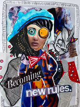 Load image into Gallery viewer, Become new Rules - mixed media collage
