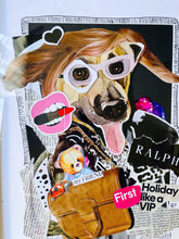 Load image into Gallery viewer, VIP holidays - mixed media collage
