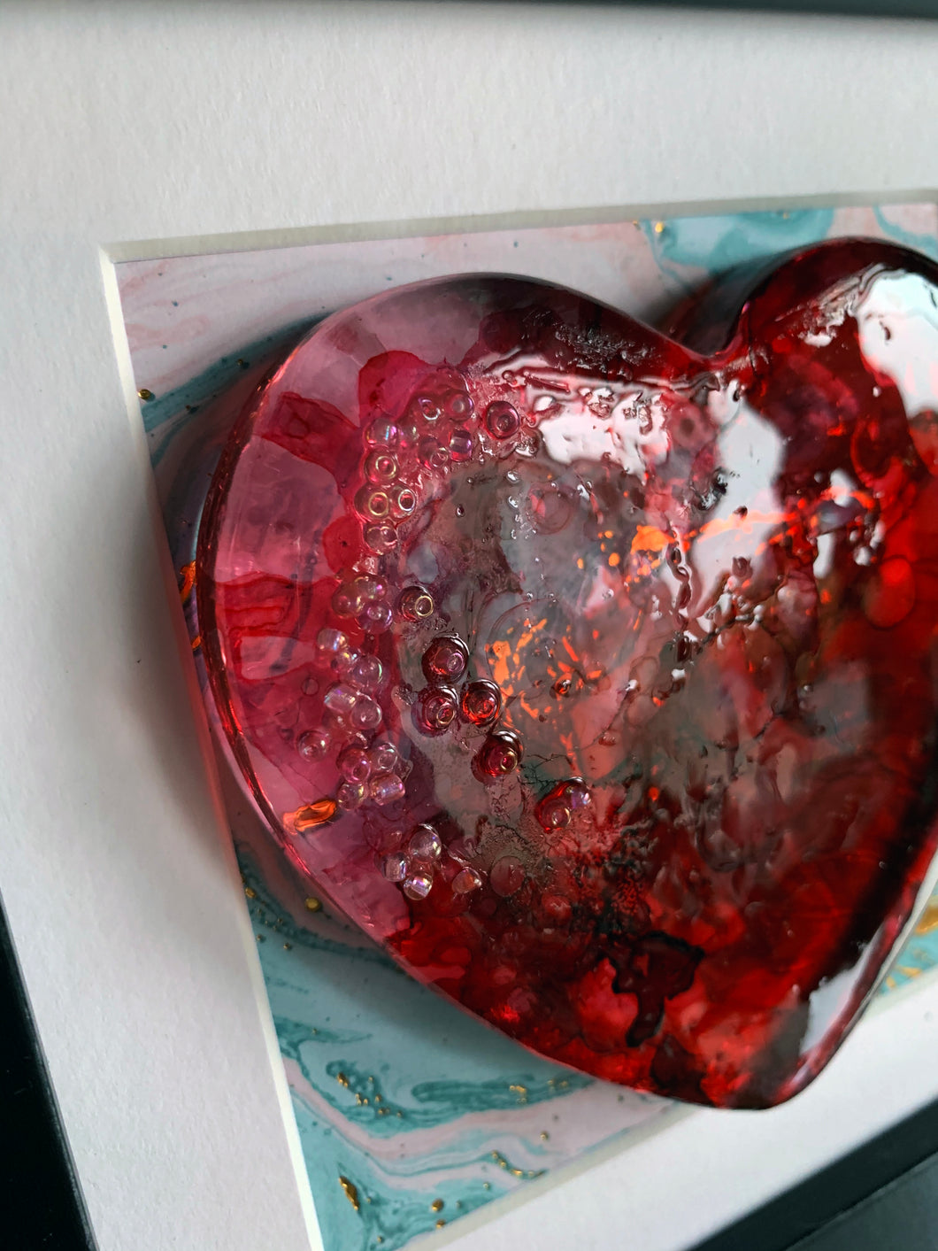 Blue lagoon heart