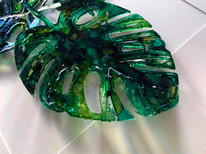 Monstera leaves - composition of three / four