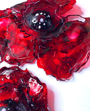 Load image into Gallery viewer, Poppy flowers - composition of four and five
