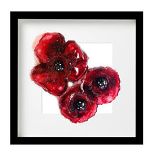 Load image into Gallery viewer, Poppy flowers - composition of three
