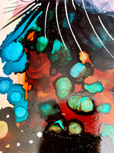 Load image into Gallery viewer, Forest Creature - Alcohol Ink Painting on Yupo Paper
