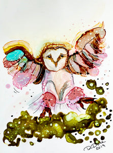 Everyday is new adventure - Alcohol Ink Painting on Yupo Paper