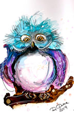 Load image into Gallery viewer, To be experienced and clever first you must first be crazy - Alcohol Ink Painting on Yupo Paper
