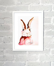 Load image into Gallery viewer, Little Bunny - Alcohol Ink Painting on Yupo Paper
