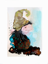 Load image into Gallery viewer, Forest Creature - Alcohol Ink Painting on Yupo Paper
