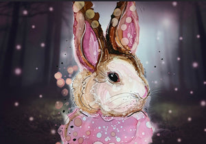 Enjoy magical moments - Print of original Alcohol Ink Painting