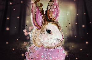 Enjoy magical moments - Print of original Alcohol Ink Painting