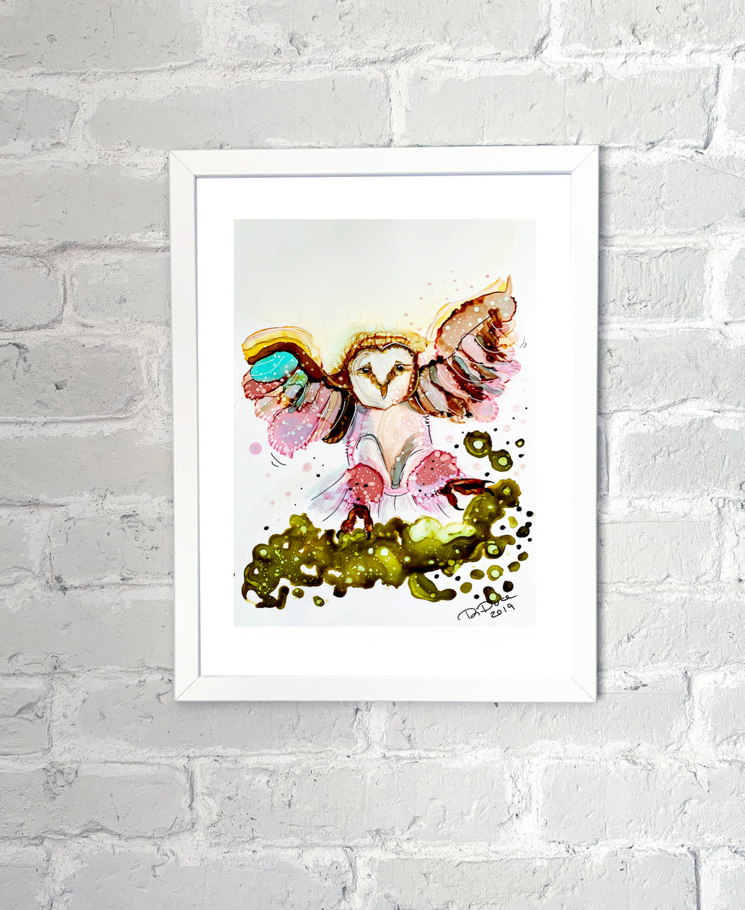 Everyday is new adventure - Alcohol Ink Painting on Yupo Paper