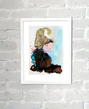 Load image into Gallery viewer, Forest Creature - Alcohol Ink Painting on Yupo Paper
