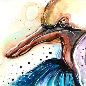 Go where you feel the most alive - Alcohol Ink Painting on Yupo Paper