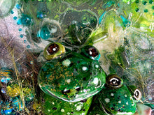 Load image into Gallery viewer, Lucky frogs - Wonderful piece of art
