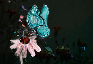 Enjoy your own life - Print of original Alcohol Ink Painting