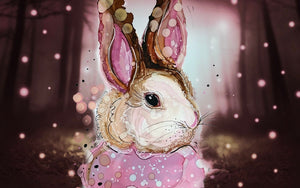 Enjoy magical moments - Print of original Alcohol Ink Painting