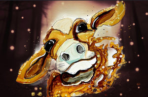 Follow your crazy ideas - Print of original Alcohol Ink Painting