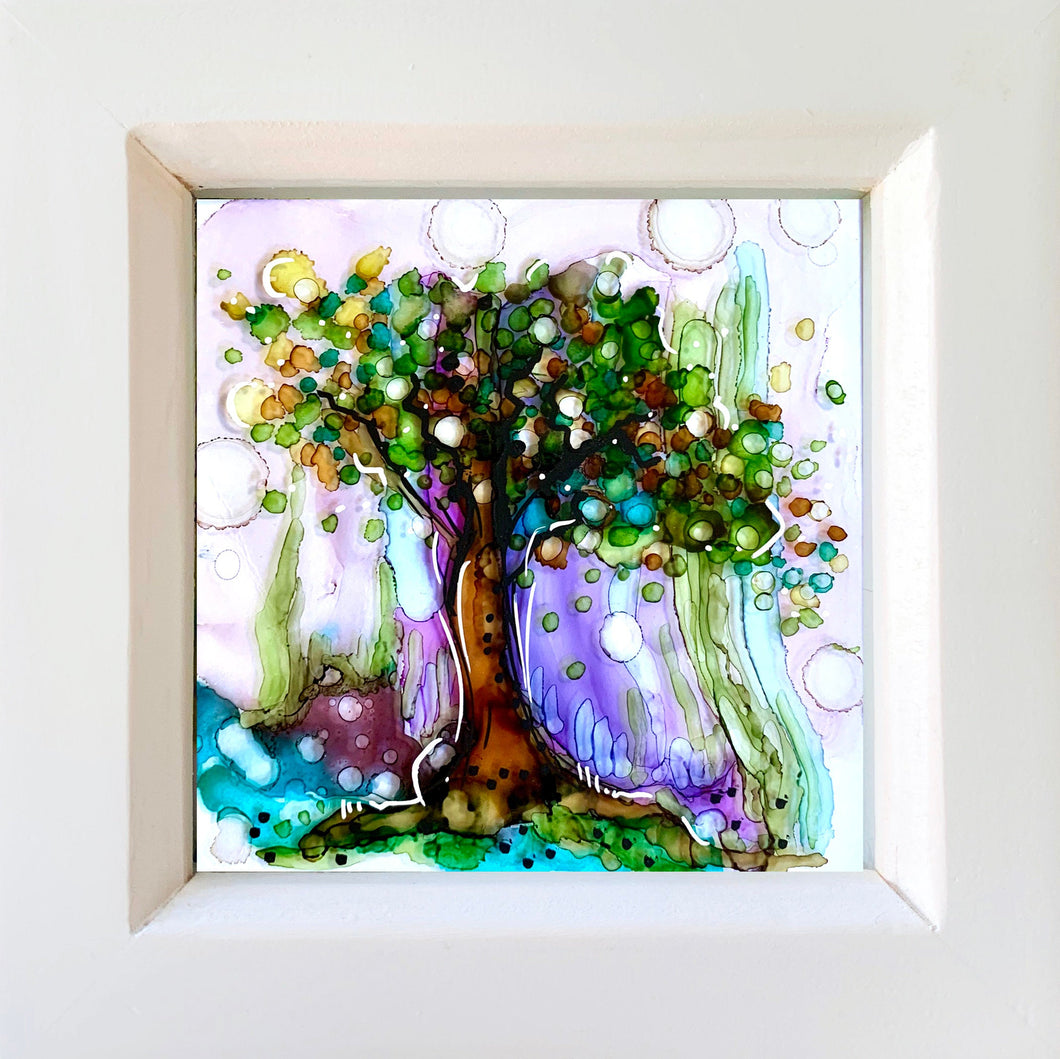 Your own wish tree - glass paint art