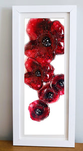 Poppy flowers - composition of four and five